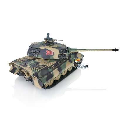 Henglong 1/16 TK7.0 Plastic German King Tiger Henschel 3888A RTR RC Tank with Barrel Recoil Infrared Combat BB Smoke Unit Sound Light