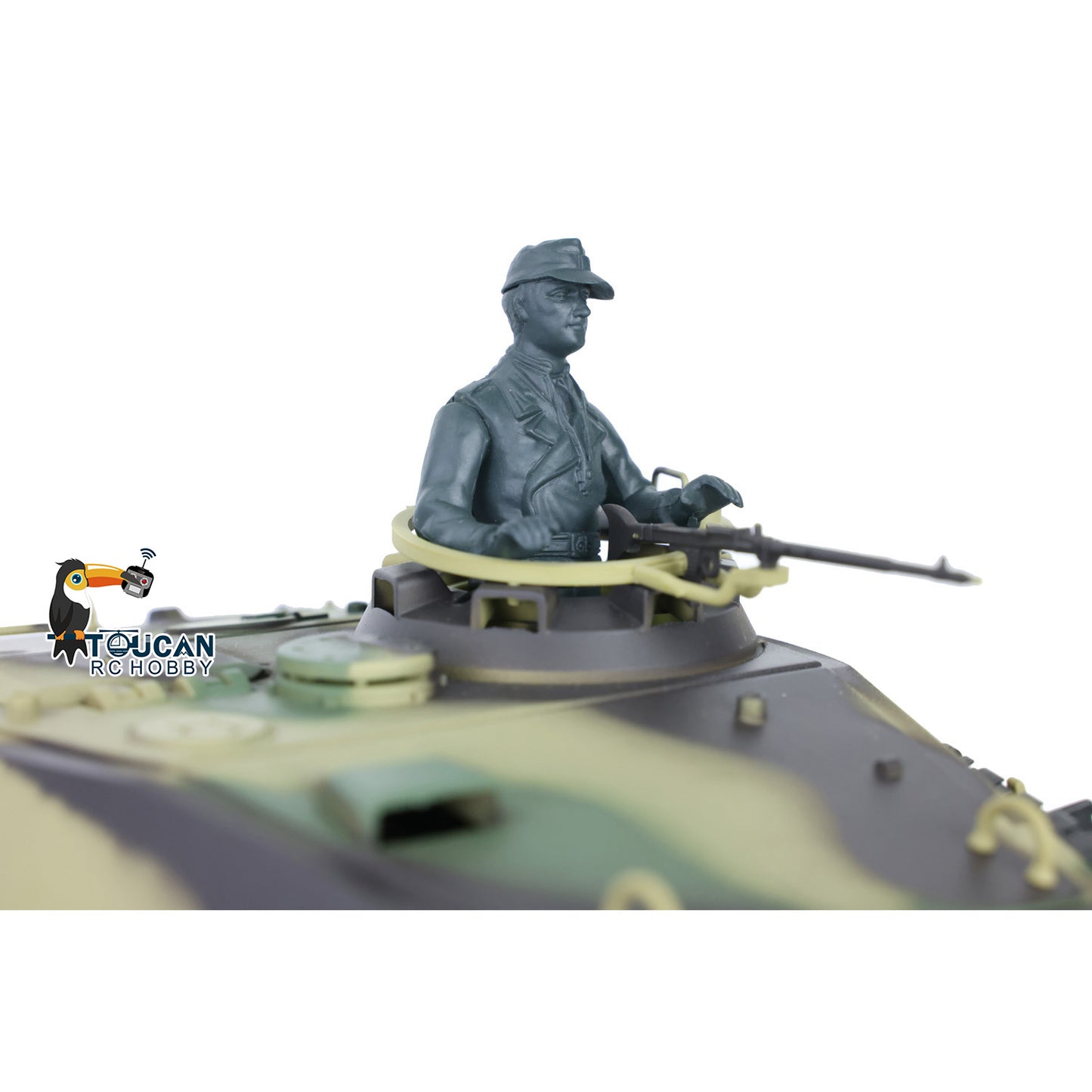 Henglong 1/16 TK7.0 Plastic German King Tiger Henschel 3888A RTR RC Tank with Barrel Recoil Infrared Combat BB Smoke Unit Sound Light
