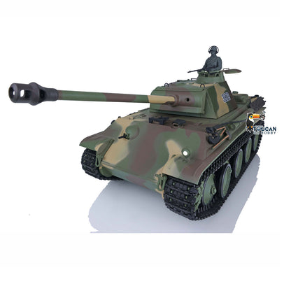 Henglong 1/16 Scale 7.0 Plastic German Panther G/Soviet KV-1 RTR RC Tank 3879 360 Degree Turret Rotation Infrared Combating System Metal Barrel