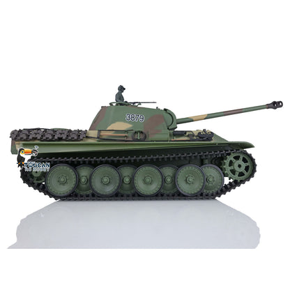 Henglong 1/16 Scale 7.0 Plastic German Panther G/Soviet KV-1 RTR RC Tank 3879 360 Degree Turret Rotation Infrared Combating System Metal Barrel