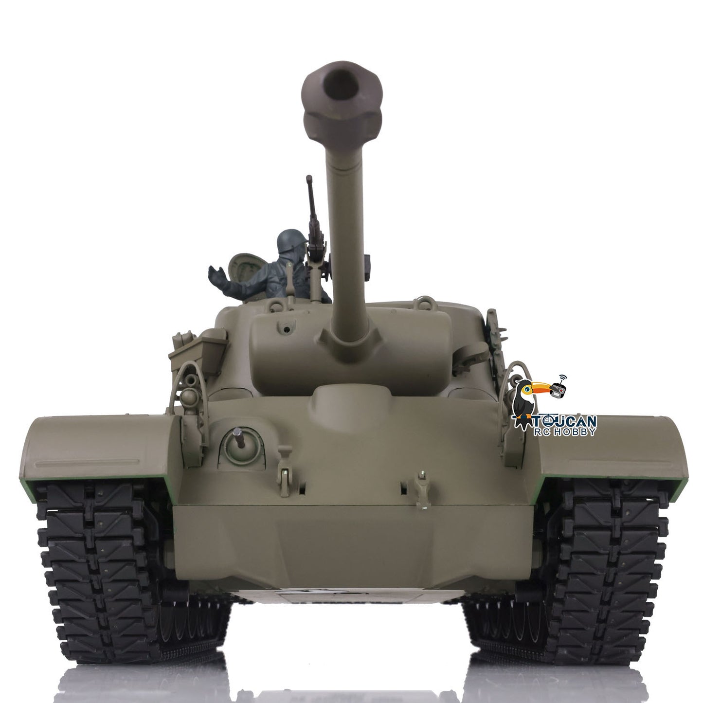 Henglong 1/16 Scale Snow 7.0 Plastic Ver M26 Pershing RTR RC Tank Model 3838 Radio Control Vehicle Infrared Combating System
