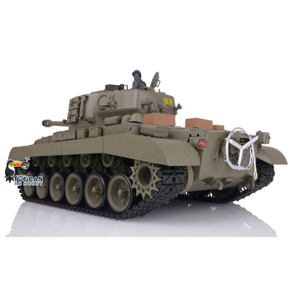 Henglong 1/16 Scale Snow 7.0 Plastic Ver M26 Pershing RTR RC Tank Model 3838 Radio Control Vehicle Infrared Combating System