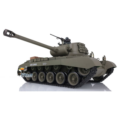 Henglong FPV 1/16 7.0 M26 RTR RC Tank 3838 Metal Steel Driving Gearbox 360 Degree Turret Rotation Infrared Combating System