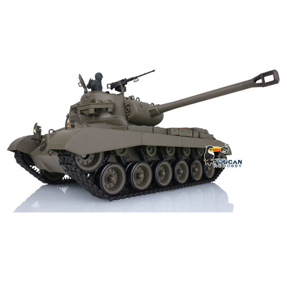 Henglong 1/16 Scale Snow 7.0 Plastic Ver M26 Pershing RTR RC Tank Model 3838 Radio Control Vehicle Infrared Combating System