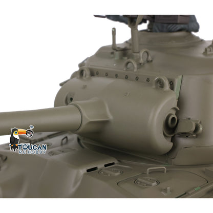 Henglong 1/16 Plastic TK7.0 3838 M26 RTR RC Tank Steel Gearbox FPV 360 Degrees Turret Infrared System Smoke BB Unit Sounds Lights