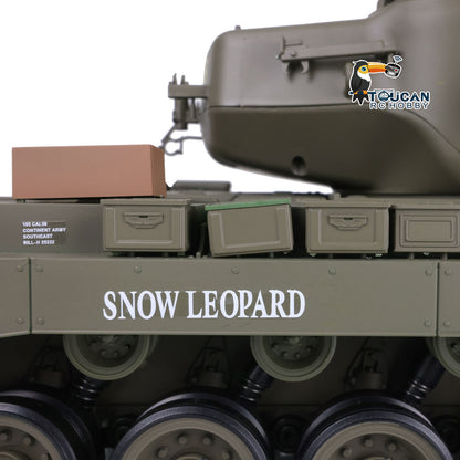 Henglong FPV 1/16 7.0 M26 RTR RC Tank 3838 Metal Steel Driving Gearbox 360 Degree Turret Rotation Infrared Combating System