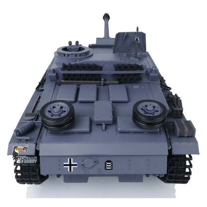 2.4G Henglong 1/16 Scale 7.0 Plastic German Stug III RTR RC Tank Model 3868 Remote Control Vehicle Metal Barrel Infrared Combating System