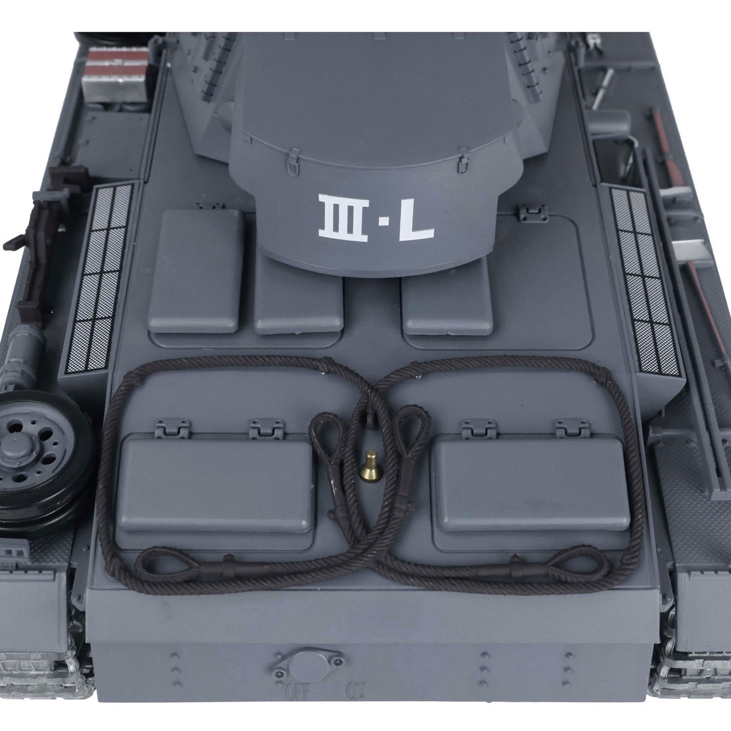 US Stock Henglong 1/16 7.0 Upgraded 3848 German Panzer III L RTR RC Tank BB Infrared Combat BB Smoke Metal Drive Idler Wheels Tracks Gearbox