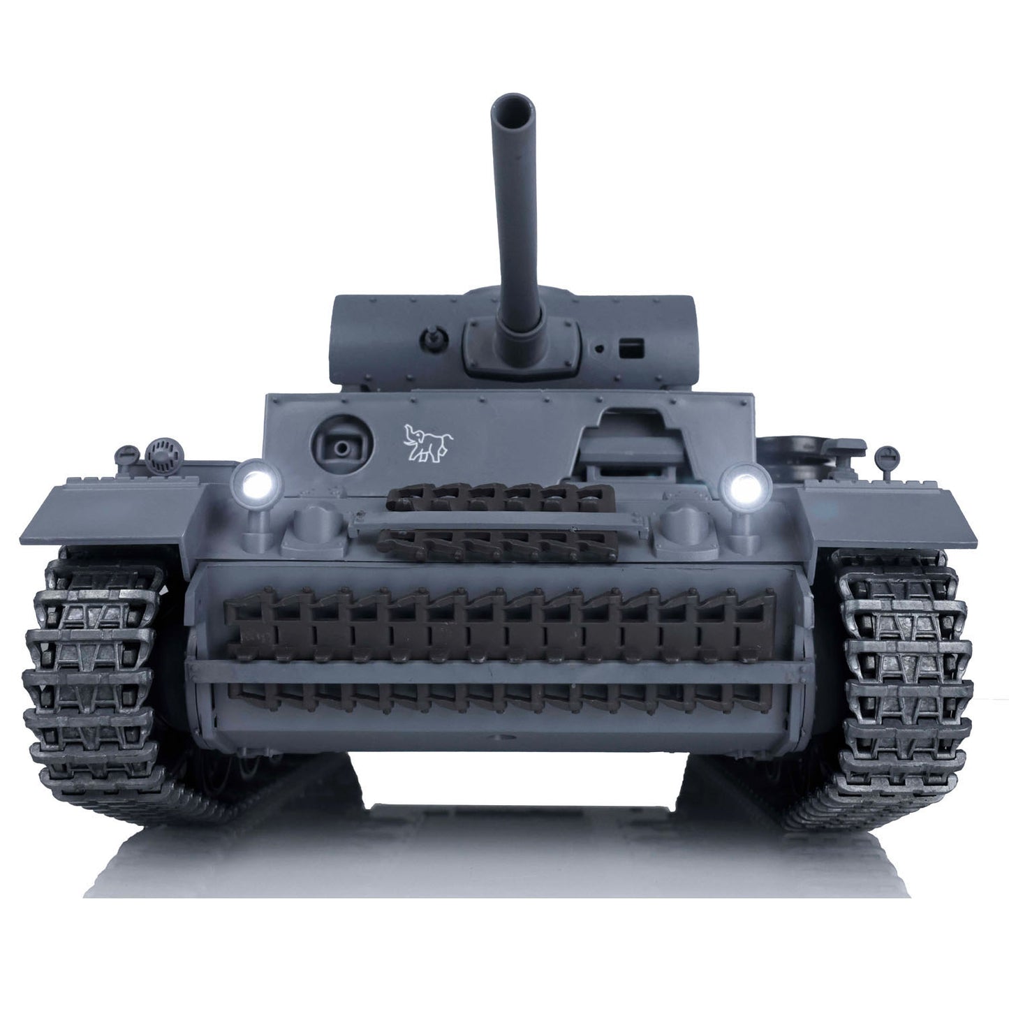 US Stock Henglong 1/16 7.0 Upgraded 3848 German Panzer III L RTR RC Tank BB Infrared Combat BB Smoke Metal Drive Idler Wheels Tracks Gearbox
