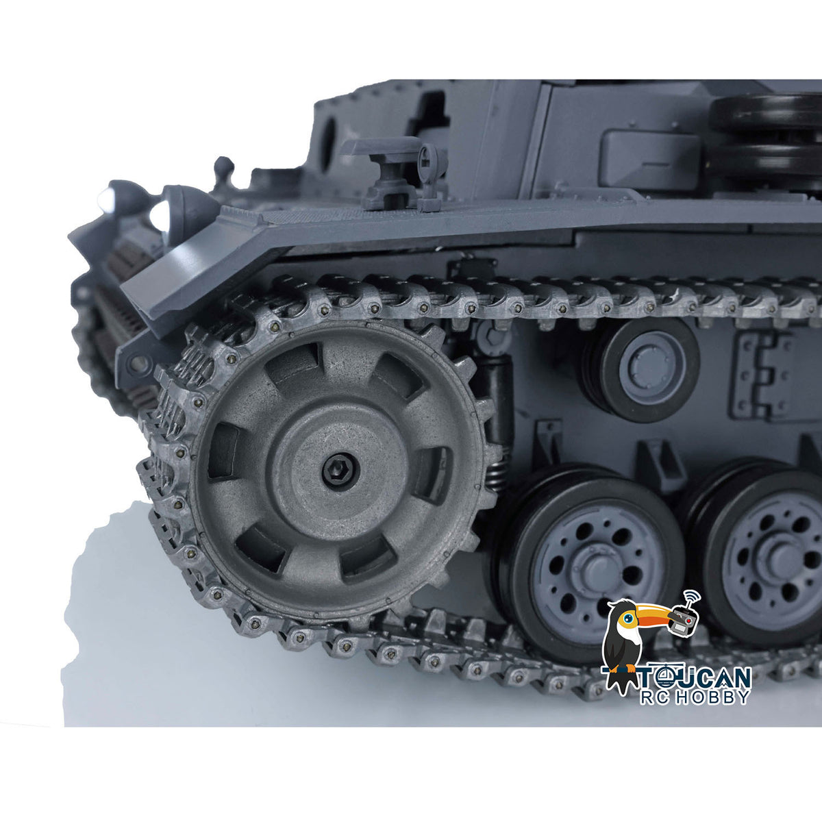 Henglong 2.4G 1/16 TK7.0 Promotion Panzer III L 3848 RTR RC Tank Smoke BB Infrared System Metal Sprockets Idlers Wheels Tracks Gearbox Barrel