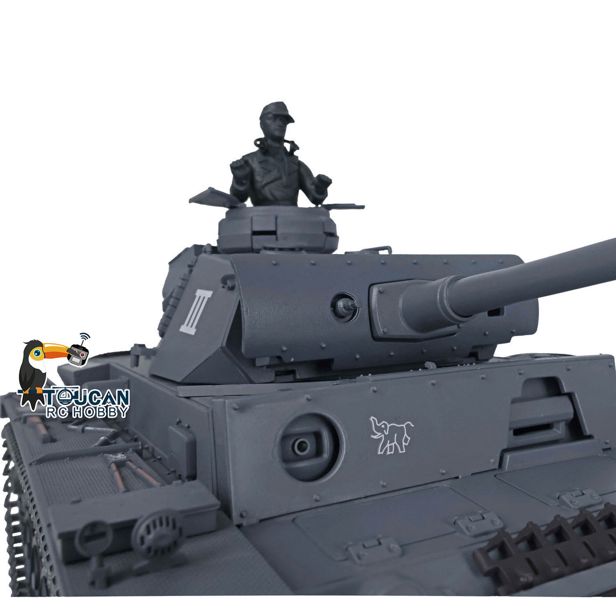 Henglong 2.4G 1/16 TK7.0 Promotion Panzer III L 3848 RTR RC Tank Smoke BB Infrared System Metal Sprockets Idlers Wheels Tracks Gearbox Barrel