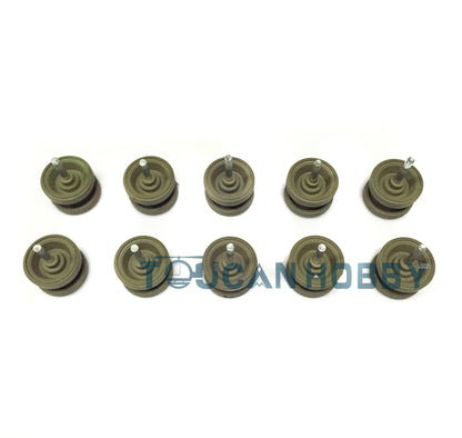 Plastic Tracks Sprockets Road Driving Wheels Suspension Bars Idlers Stickers Decoration Parts Bag For Henglong 1/16 USA M26 Pershing 3838 RC Tank