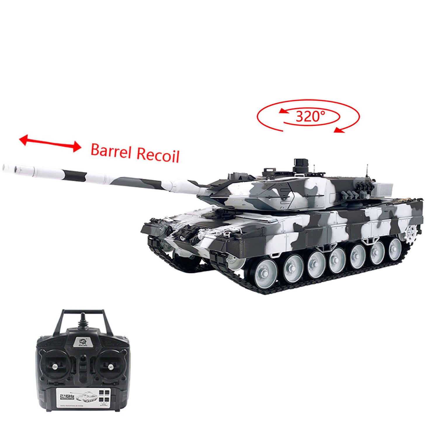 3918 USA Abrams M1A2 – Henglong Tanks