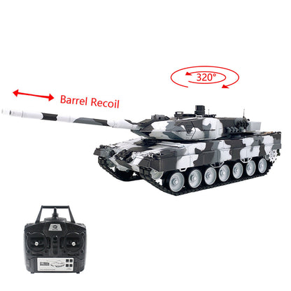 Plastic Henglong 1/16 7.0 Mainboard RC Tank  M1A2 Abrams 3918 Barrel Recoil BB IR Steel Gearbox Battery Smoke Radio 320 Degree Turret Rotation
