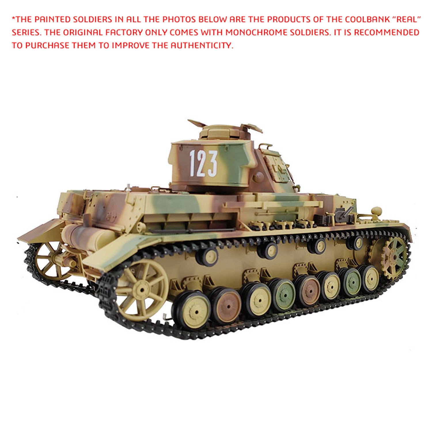 Henglong 1/16 TK7.0 Special Spray Painting Plastic German Panzer IV F2 3859 RTR RC Tank with BB Infrared Combat Metal Suspension Arm Gearbox Smoke