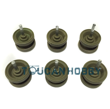 Plastic Tracks Sprockets Driving Road Wheels Idlers Suspension Bars Decoration Parts Bag Stickers Decal For Henglong 1/16 Scale Walker Bulldog RC Tank 3839 Parts