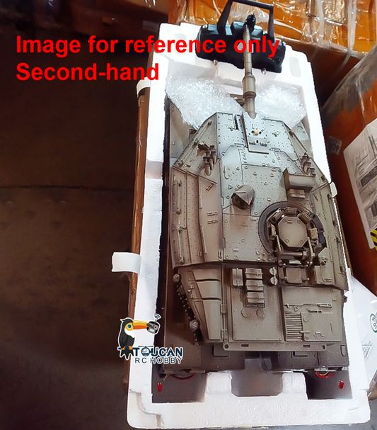 Fast Free Shipping Second Hand US Stock Heng Long 1/16 Military RC Battle Tank IDF Merkava MK IV Full Metal Chassis 3958