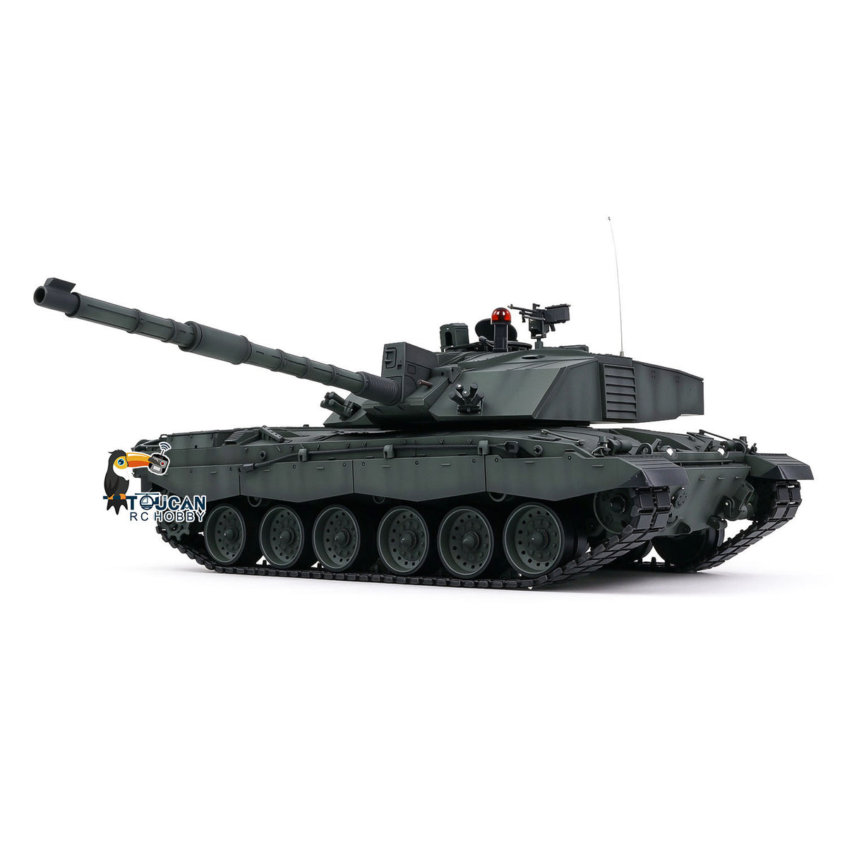Henglong 1/16 TK7.0 Professional British Challenger II 3908 RTR RC Tank with Metal Tracks Sprockets Idlers Road Wheels Gearbox