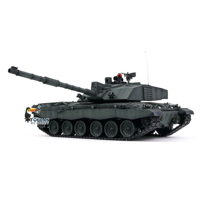 Henglong 1/16 TK7.0 Professional British Challenger II 3908 RTR RC Tank with Metal Tracks Sprockets Idlers Road Wheels Gearbox
