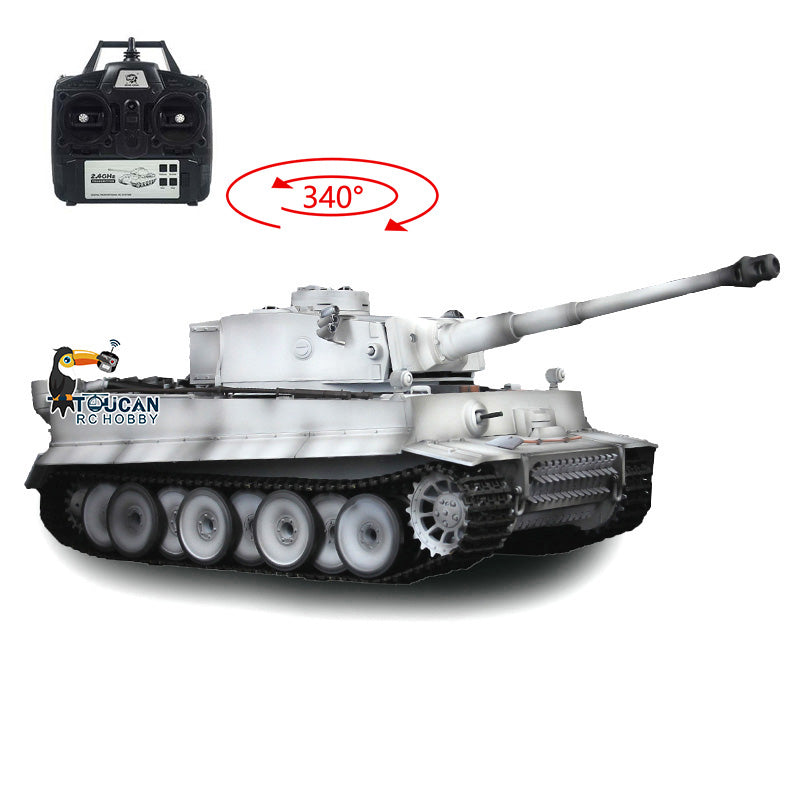 Henglong 1/16 7.0 Upgraded Metal 3818 German Tiger I RTR RC Tank Metal Idler Drive Wheels