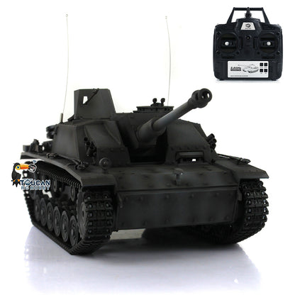 Henglong Plastic 1/16 TK7.0 German Stug III 3868 RTR RC Tank Model with Infrared Combat BB Unit Smoke
