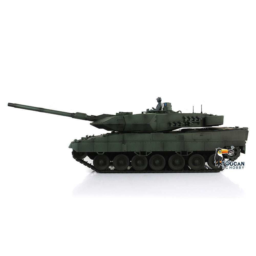 Henglong 1/16 TK7.0 Plastic 3889 Leopard2A6 RTR RC Tank with Sound Light 360 Degrees Turret BB Infrared Combat Smoke Metal Barrel