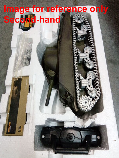 Fast Free Shipping Second Hand US Stock Henglong 1/16 Customized 7.0 M4A3 Sherman RC Tank 3898 360¡ã Turret Metal Tracks