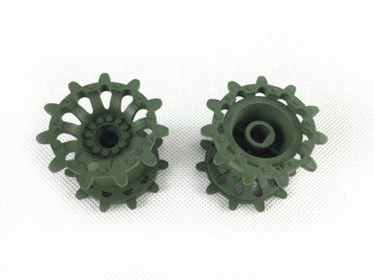 Heng Long Plastic Tracks Sprockets Road Wheels Idlers Accessories Package Decal For 3908 British Challenger II RC Tank Model