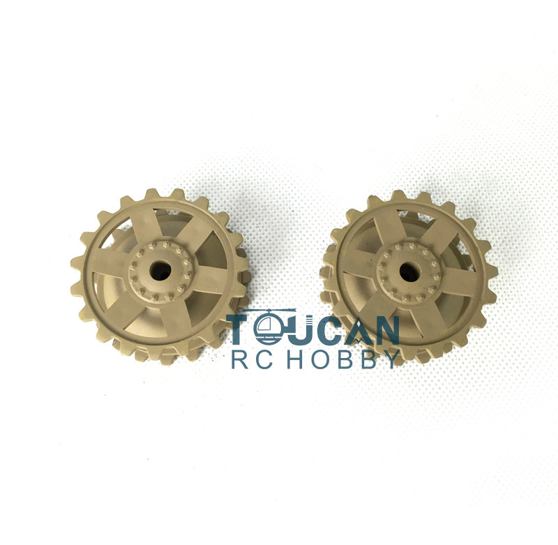 Plastic Sprockets Road Wheels Idlers Accessories Pack Decal Assembled Chassis For HL 1/16 3858 RC Tank Vehicle DIY Model