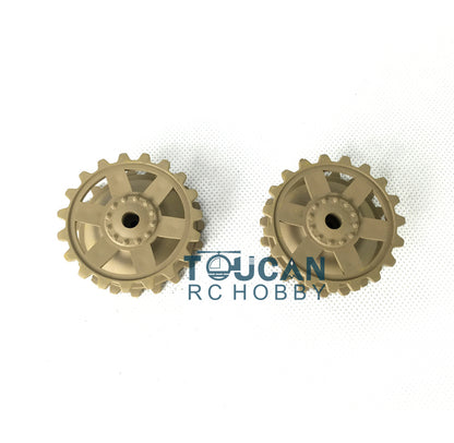 Plastic Sprockets Road Wheels Idlers Accessories Pack Decal Assembled Chassis For HL 1/16 3858 RC Tank Vehicle DIY Model