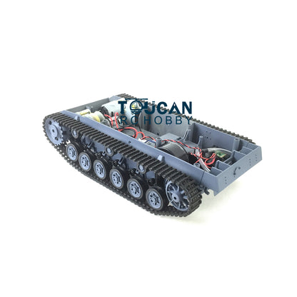 Chassis W/ Plastic Tracks Wheels for Henglong 1/16 Scale German Stug III RC Tank 3868 Radio Controlld Military Vehicle Parts