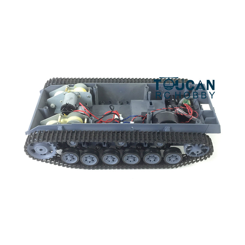Henglong 1/16 Chassis W/ Plastic Tracks Wheels for German Panzer III L RC Tank 3848 Radio Controlled Panzer DIY Spare Parts Accessory