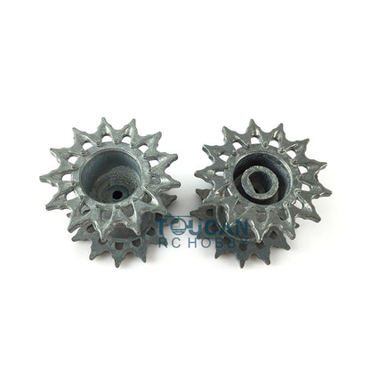 Metal Tracks Paired Linkages Sprockets Driving Wheels Idlers Suspension Bars For Henglong 1/16 Scale USA M26 Pershing RC Tank 3838 Spare Parts
