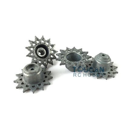 Metal Tracks Paired Linkages Sprockets Driving Wheels Idlers Suspension Bars For Henglong 1/16 Scale USA M26 Pershing RC Tank 3838 Spare Parts