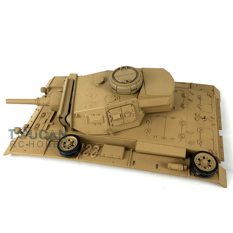 Henglong 1/16 Scale German Panzer III H RC Tank 3849 Plastic Turret & Upper Hull