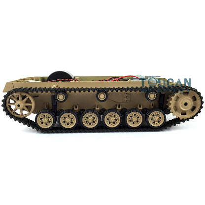 Henglong Chassis W/ Metal Tracks Wheels DIY Spare Parts Accessory for 1/16 German Panzer III H RC Tank 3849