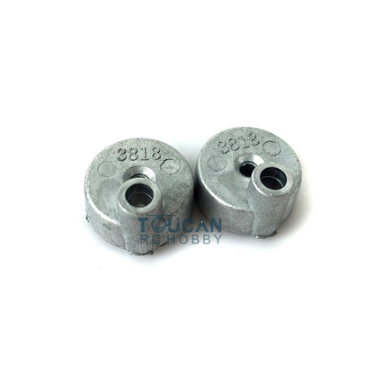 Metal Tracks Idler Sprockets Front Armour Guard Plate Ajusters Bearings For Henglong 1/16 German Tiger I 3818 Panther RC Tank DIY Parts