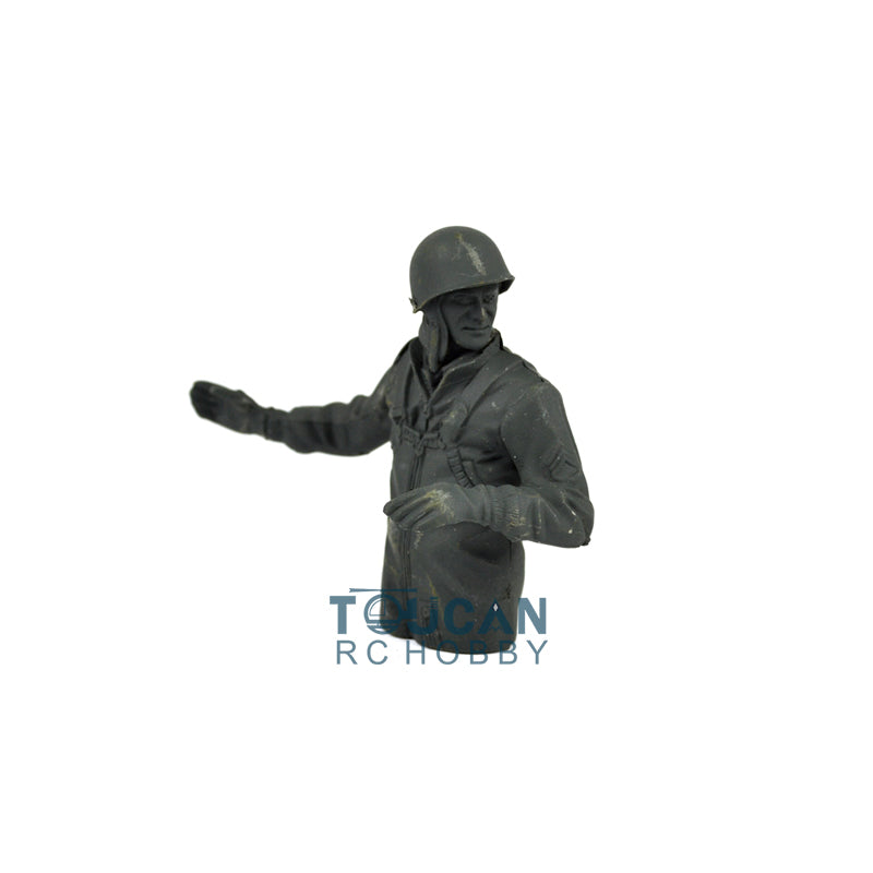 1/16 Soldier American German Russian Male Female Telescope Side Sitting Uniform For Remote Control Military Tank Model Parts