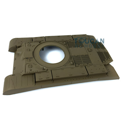 Plastic Upper Hull Spare Part For Henglong 1/16 Scale RC Tank China ZTZ 99 3899/German Stug III 3868/German Panzer III L 3848/USA M26 Pershing 3838
