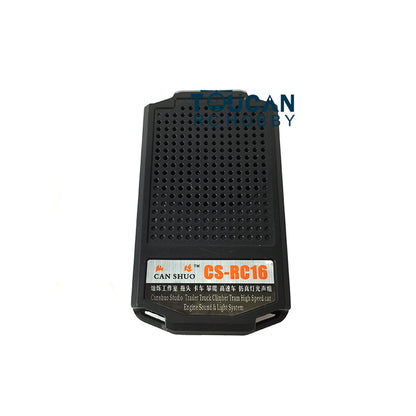 CS RC16 2 in 1 Light Sound System Set 1.5 Inches Speaker for 1/14 RC Crawler Tractor Trucks Off-road Vehicle DIY Acceessories