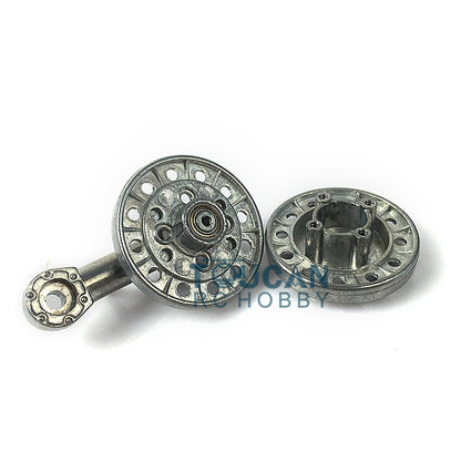 Metal Tracks Sprockets Road Wheels With Return Rollers Idlers For Henglong DIY 1/16 RC Tank Model 3878 Soviet Union KV-1 Parts