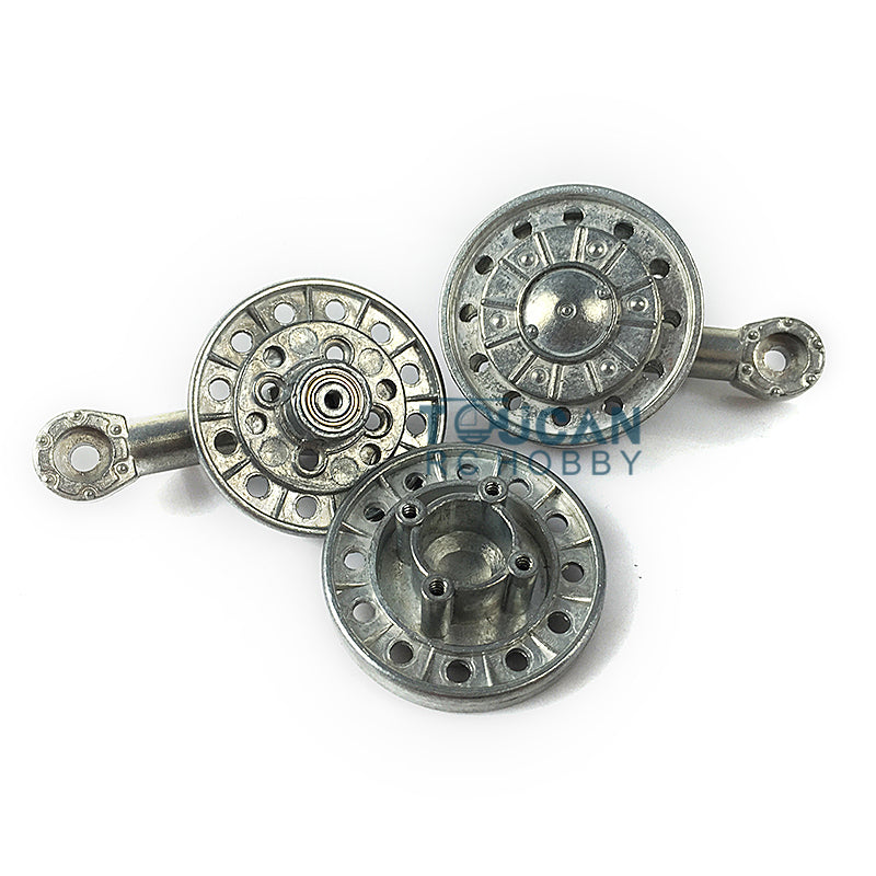 Metal Tracks Sprockets Road Wheels With Return Rollers Idlers For Henglong DIY 1/16 RC Tank Model 3878 Soviet Union KV-1 Parts