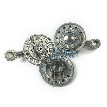 Metal Tracks Sprockets Road Wheels With Return Rollers Idlers For Henglong DIY 1/16 RC Tank Model 3878 Soviet Union KV-1 Parts