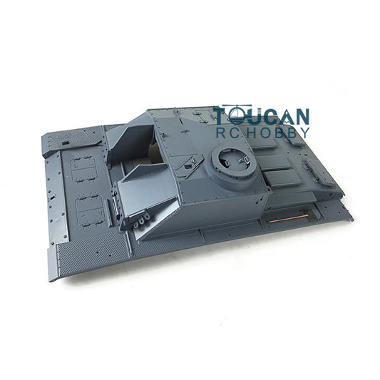 Plastic Upper Hull Spare Part for Henglong 1/16 Scale German Stug III RC Tank Remote Controlled Military Vehicle 3868