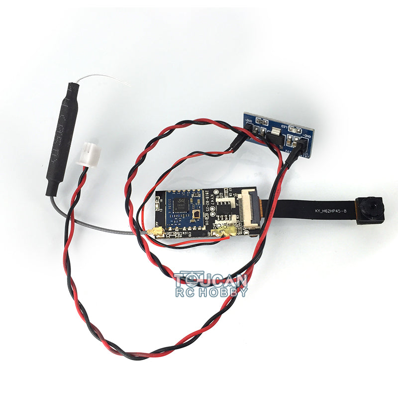 Kit D'amélioration FPV & 200W Pour Chars RC Henglong 1/16 - Pièces Bricolage Avec Système WiFi
