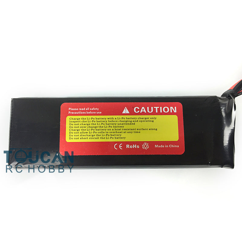 1/16 Henglong 7.4V 7000MAH Lipo Battery Model Tank Upgraded With XT60 Tamiya Charger Plug Electronic Parts For 3818/3819 RC Tank