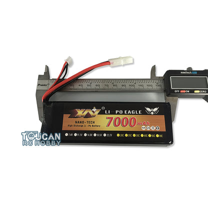 1/16 Henglong 7.4V 7000MAH Lipo Battery Model Tank Upgraded With XT60 Tamiya Charger Plug Electronic Parts For 3818/3819 RC Tank