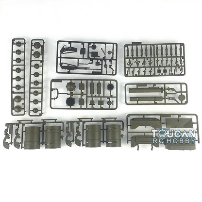 Heng Long Plastic Sprockets Road Wheels Idlers Telescopic Barrel Accessories Package For 3939 Russian T72 RC Tank Vehicle Model