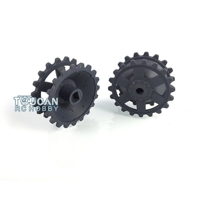 Plastic Sprockets Road Wheels Idlers Accessories Pack Decal Assembled Chassis For HL 1/16 3859 RC Tank Vehicle DIY Model