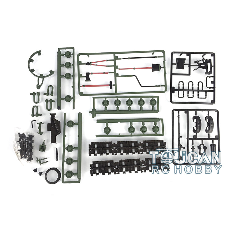 US Warehouse Henglong 1/16 Scale German PanTHer G RC Tank 3879 Decorate Plastic Parts Bag for Remote Control Military Vehicle Model